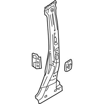 Scion 61037-WB001 Center Pillar Reinforcement