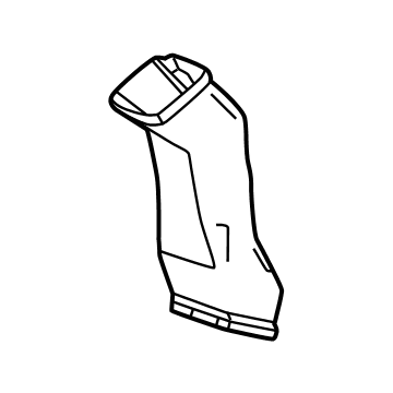 Toyota 87213-0C060 Duct, Rear