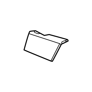 Toyota 73297-0C020-C0 Trim Cover, Passenger Side