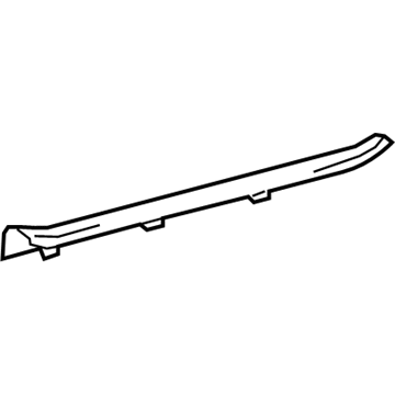 Toyota 67913-0R030-C0 Front Sill Plate, Passenger Side