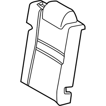 Toyota 71652-06150 Seat Back Pad