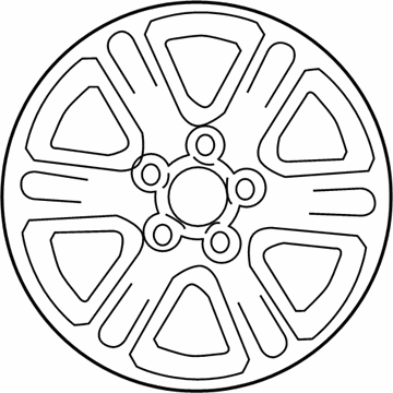 Toyota Highlander Spare Wheel - 42611-0E140