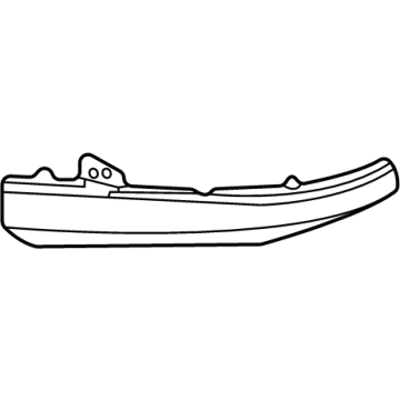 Toyota 87939-62020-A0 Lower Cover, White, Passenger Side