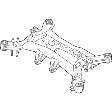 Toyota Rear Crossmember - 51206-WAA08