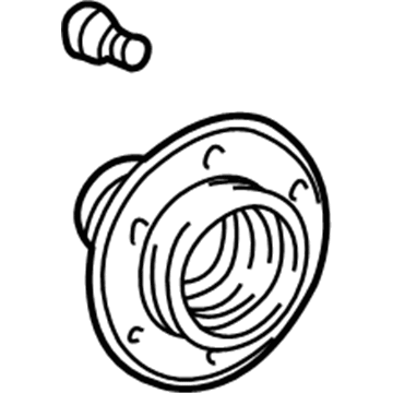 Toyota 43502-35170 Hub Assembly, Front