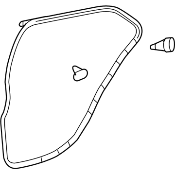 Toyota Yaris Weather Strip - 67872-52201
