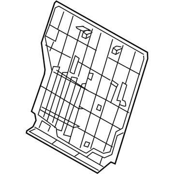 Toyota 71701-F4010 Seat Back Panel