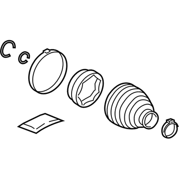 Toyota 04438-10120 Inner CV Joint Boot
