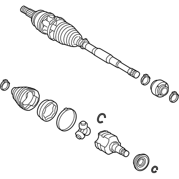 Toyota 43410-76020 Axle Assembly