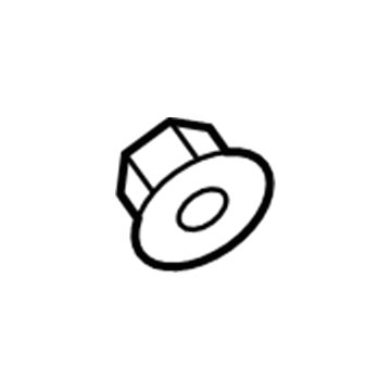Toyota 90178-A0023 License Molding Nut