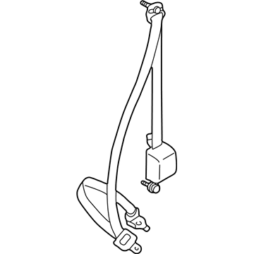 Toyota Tacoma Seat Belt - 73210-04141-B0
