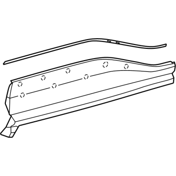 Toyota bZ4X Door Moldings - 75078-42070