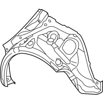 Toyota 61607-WB002 Inner Wheelhouse