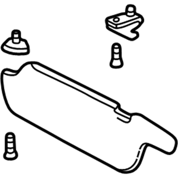 1997 Toyota RAV4 Sun Visor - 74320-42040-B0