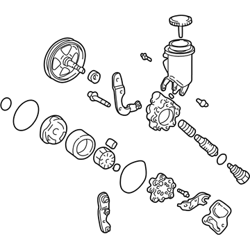Toyota Power Steering Pump - 44310-52020