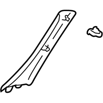 Toyota 62210-AC030-B1 Windshield Pillar Trim, Passenger Side
