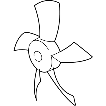 Toyota Matrix Cooling Fan Assembly - 16361-0D100