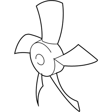 Toyota Camry Cooling Fan Assembly - 16361-28050