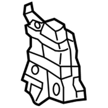 Toyota 55130-02010 Reinforcement Plate, Passenger Side