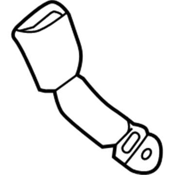 Toyota 73480-0E050-A0 Buckle End