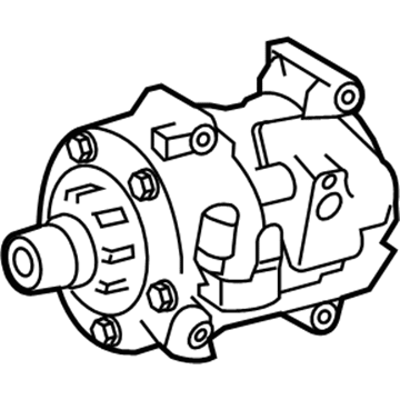 Toyota Highlander A/C Compressor - 88320-08060-84