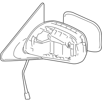 Toyota Matrix Car Mirror - 87908-02B00