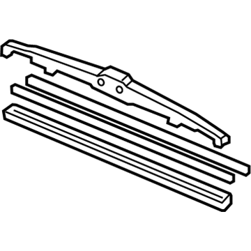 Toyota 85222-47020 Wiper Blade, Driver Side
