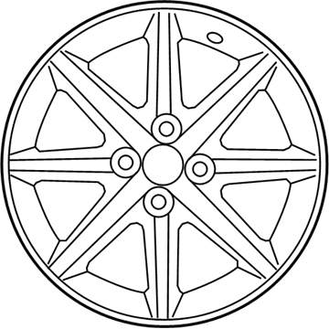 Toyota Prius C Spare Wheel - 42611-52C60
