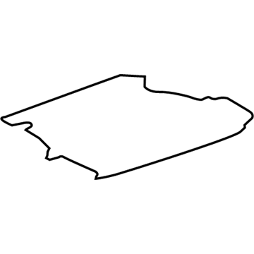 Toyota 64711-33110-C0 Floor Mat, Rear