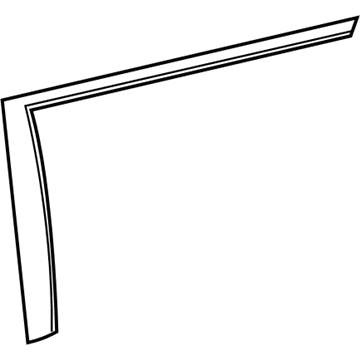 Toyota 75923-0E030 Black Out Tape, Passenger Side