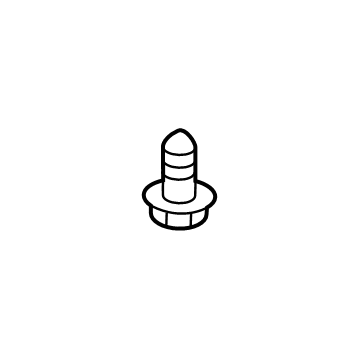 Toyota 90109-A0061 Under Cover Bolt
