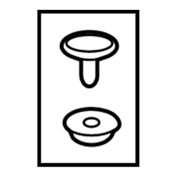 Toyota 73219-02020 Belt & Retractor Stopper