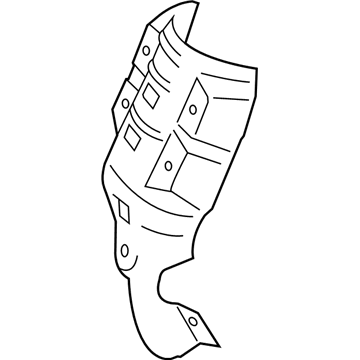 Scion Exhaust Heat Shield - 17168-47020