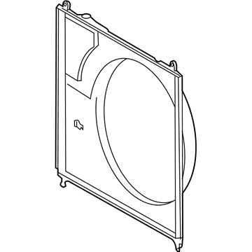 Toyota Sequoia Fan Shroud - 16712-0S010
