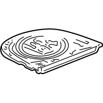 Toyota 64770-52060 Spare Cover