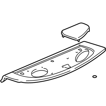 Toyota 64330-52110-C0 Package Tray Trim