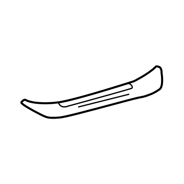 Toyota 67915-0C010-C0 Insert, Outside Passenger Side