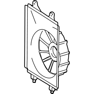 Toyota Sienna Fan Shroud - 16711-0A070