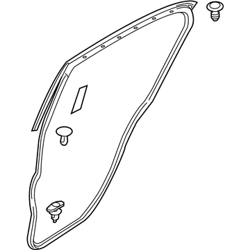 Scion iA Weather Strip - 67872-WB002