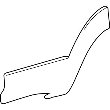 Toyota 4Runner Door Moldings - 75742-35130-B0