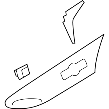 Toyota SU003-03112 Trim Molding, Passenger Side