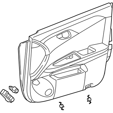 Toyota 67610-AC200-B0 Door Trim Panel