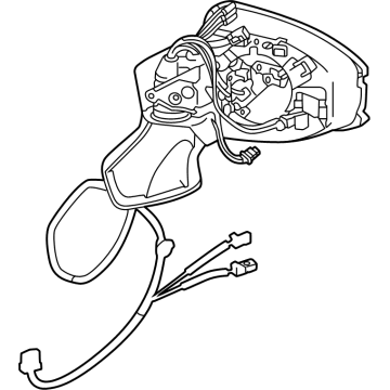 Toyota Crown Car Mirror - 87909-30J60