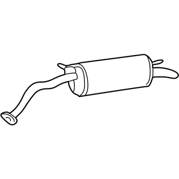 Toyota Prius Exhaust Pipe - 17430-21160