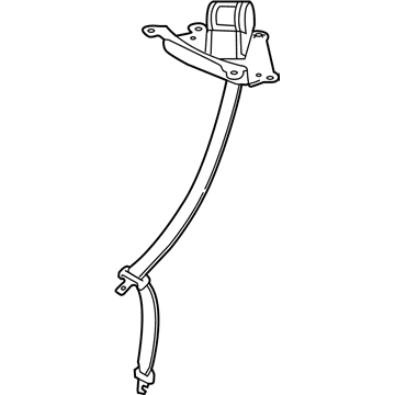 Toyota 73510-0C033-B0 Center Seat Belt