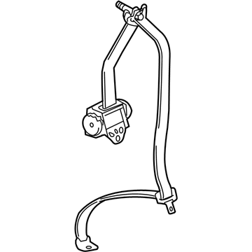 Toyota 73560-0C031-B1 Belt & Retractor