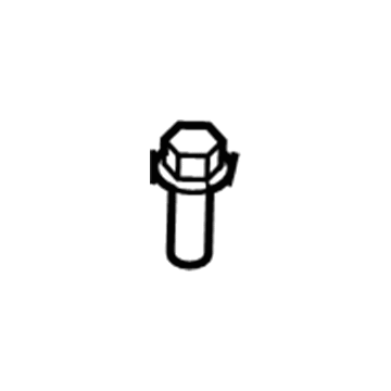 Toyota 90080-16097 Console Base Screw