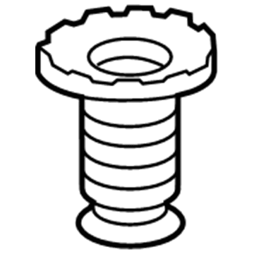 Toyota 48157-33072 Insulator, Front Coil Spring, Upper Passenger Side