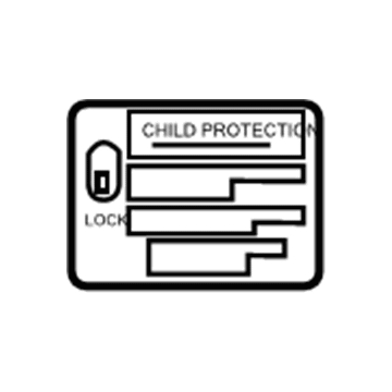 Toyota 69339-06040 Caution Label