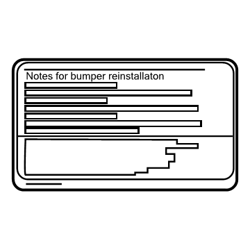 Toyota 89356-47020 Info Label